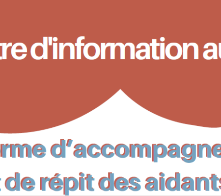 Lettre d'information aux aidants